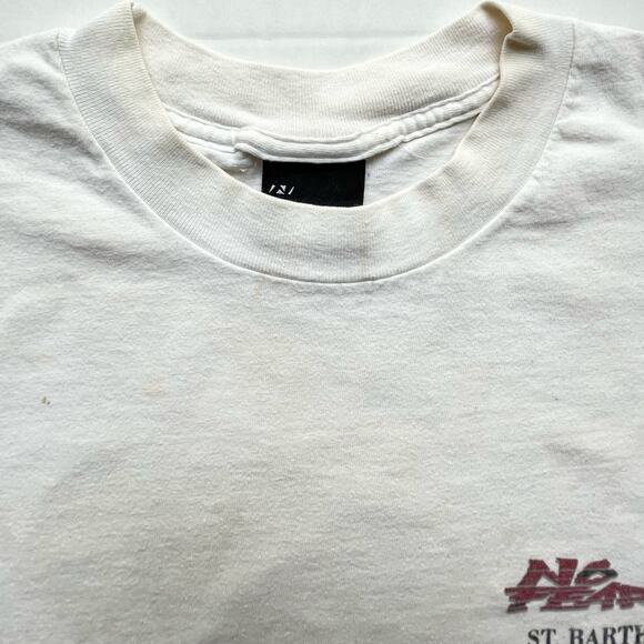 Vintage 90s No Fear Thrashed Older I Get Faster I Was T Shirt L Faded Distressed - Picture 13 of 14